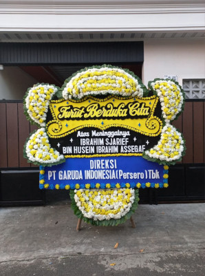 Papan Bunga Duka di Muara Samu